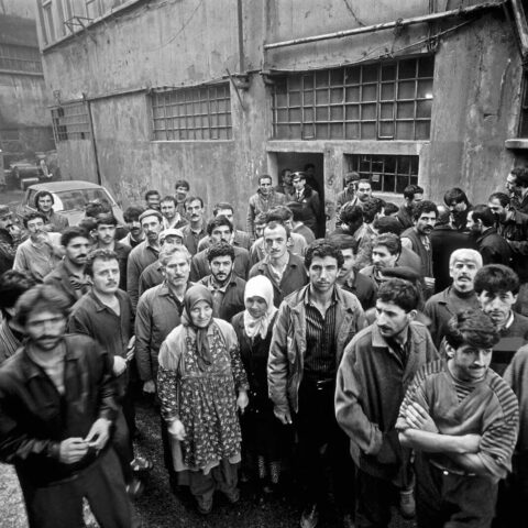 Kazlıçeşme deri işçilerinin grevi, 1987. Salt Araştırma, Ali Öz Arşivi