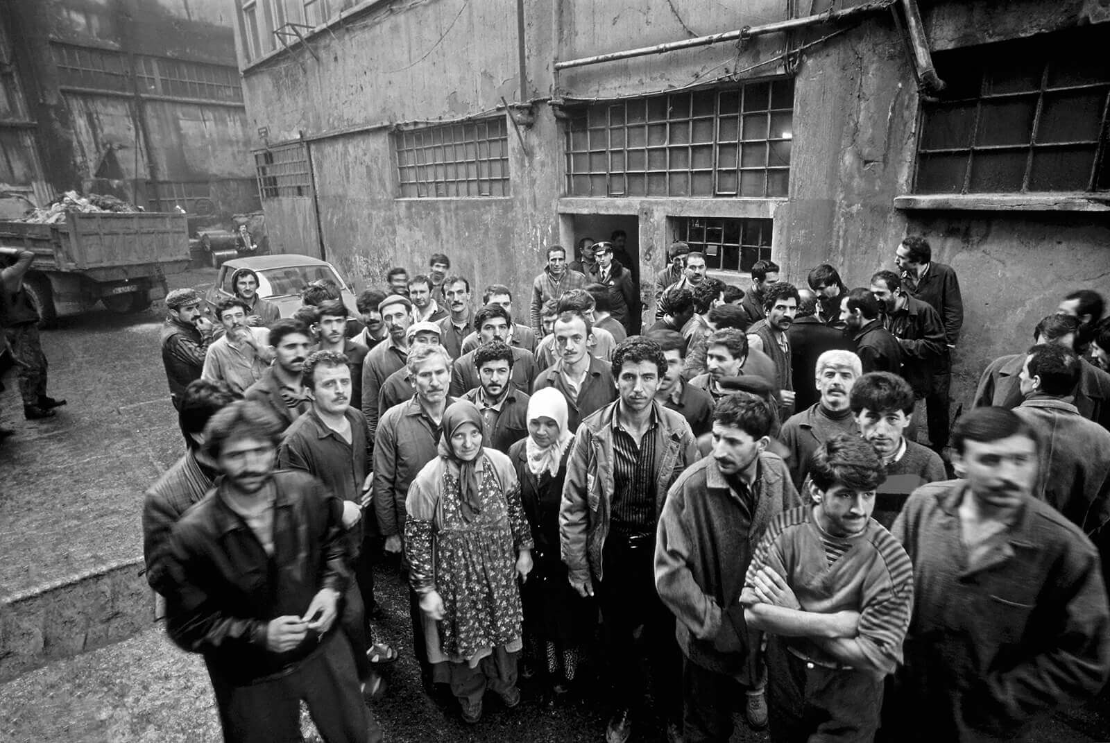 Kazlıçeşme deri işçilerinin grevi, 1987. Salt Araştırma, Ali Öz Arşivi