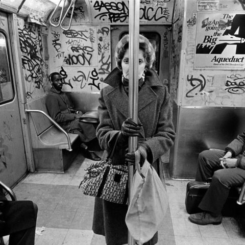 CC Train, NYC, 1982 by Richard Sandler from The Eyes of the City