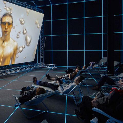 Hito Steyerl, Factory Of The Sun Installation Venice Biennale, 2015