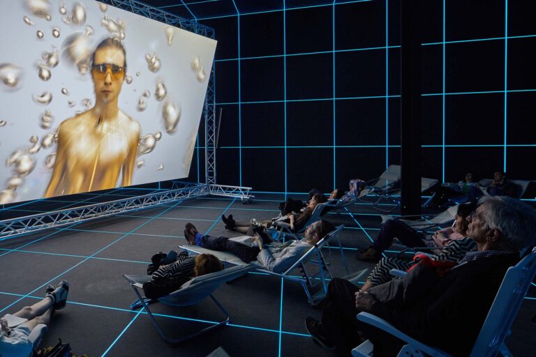 Hito Steyerl, Factory Of The Sun Installation Venice Biennale, 2015