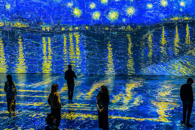 “Van Gogh: Işığın İzinde” Sergisi Dijital Deneyim Merkezi, 2025 (Photo: Roberto Conte)