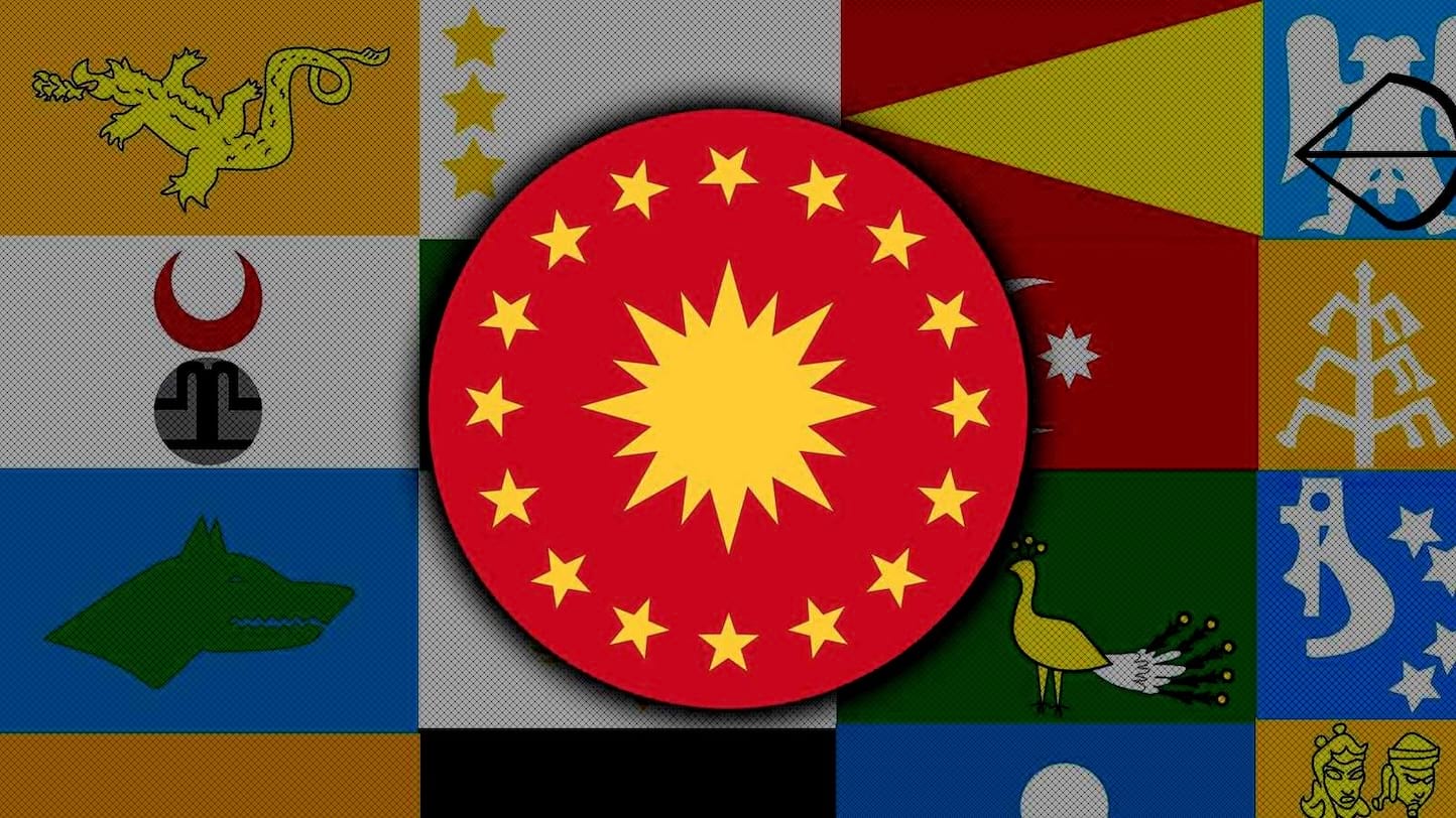 Cumhurbaşkanlığı Forsundaki 16 Türk Devleti