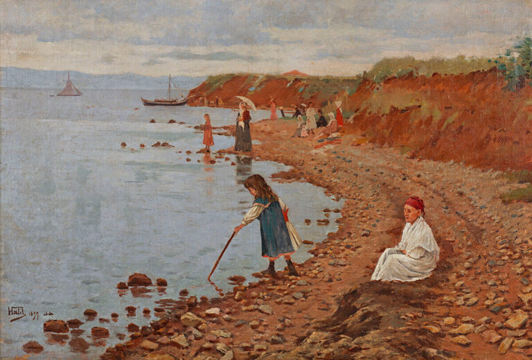 Halil Paşa Sahilde Gezinti, 1899