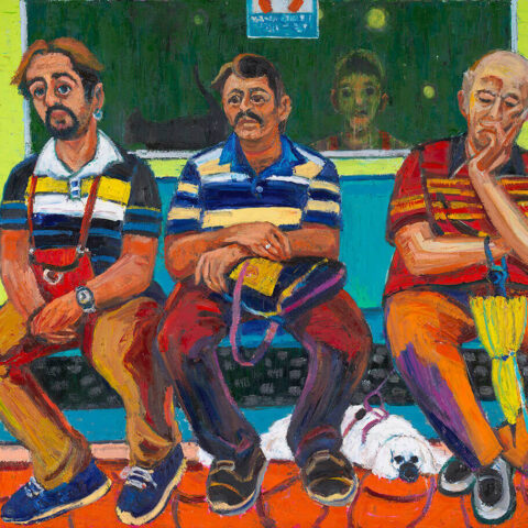 Resul Aytemür, "Metrodan" TUYB, 100x130 cm, 2024