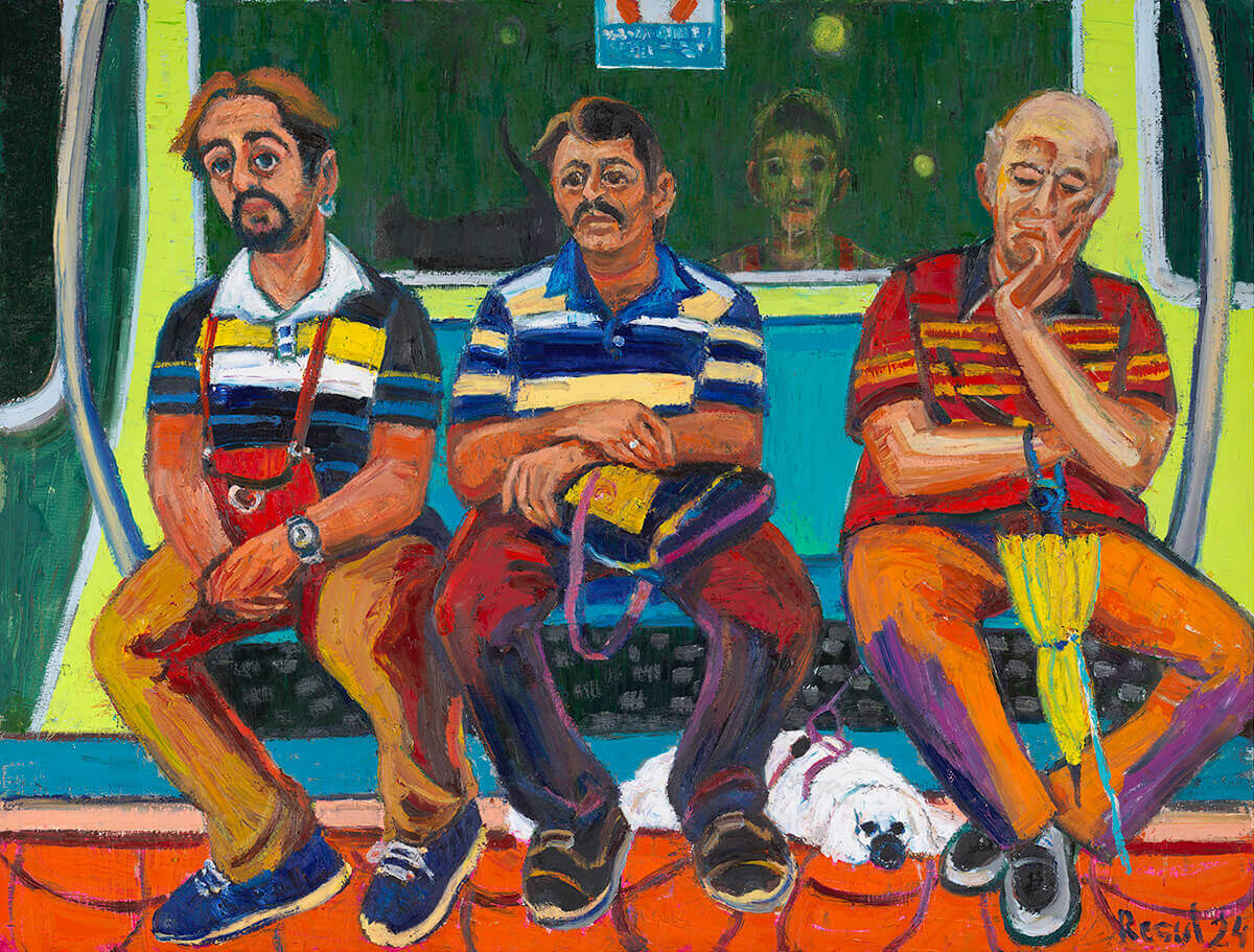 Resul Aytemür, "Metrodan" TUYB, 100x130 cm, 2024