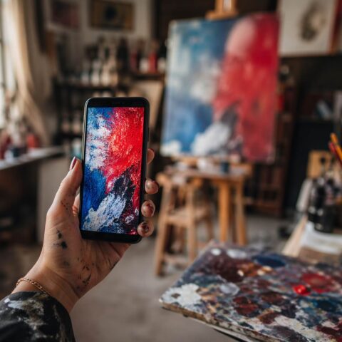 Galeriden Algoritmaya, Fotoğraf: Banana Pro AI