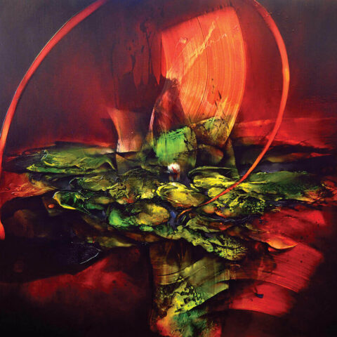 Serdar Leblebici, Lotus Serisi, tuval üzeri yağlıboya, 120x150 cm. 2023