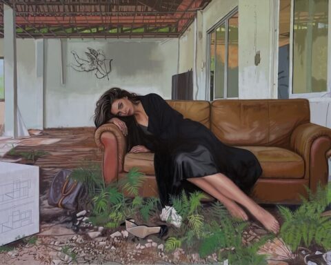 Burak Kutlay, Venus, 255x150cm, tuval üzerine yağlıboya, 2026