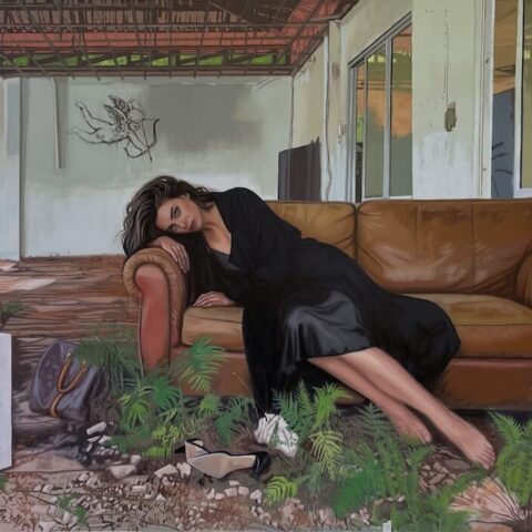 Burak Kutlay, Venus, 255x150cm, tuval üzerine yağlıboya, 2026