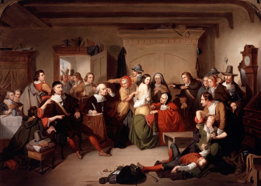 Tompkins H. Matteson, The Examination of a Witch, 1853, Yağlı Boya