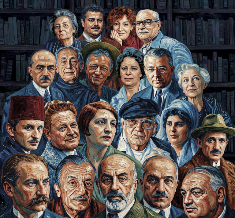 “Yazanların Kütüphanesi” kapak detay