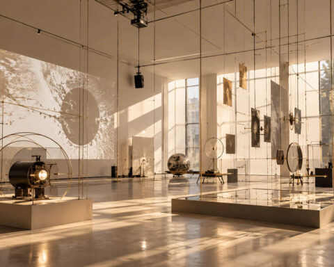 Yuko Mohri, Entanglements, Pirelli HangarBicocca, Milano, 2025. Fotoğraf: Agostino Osio