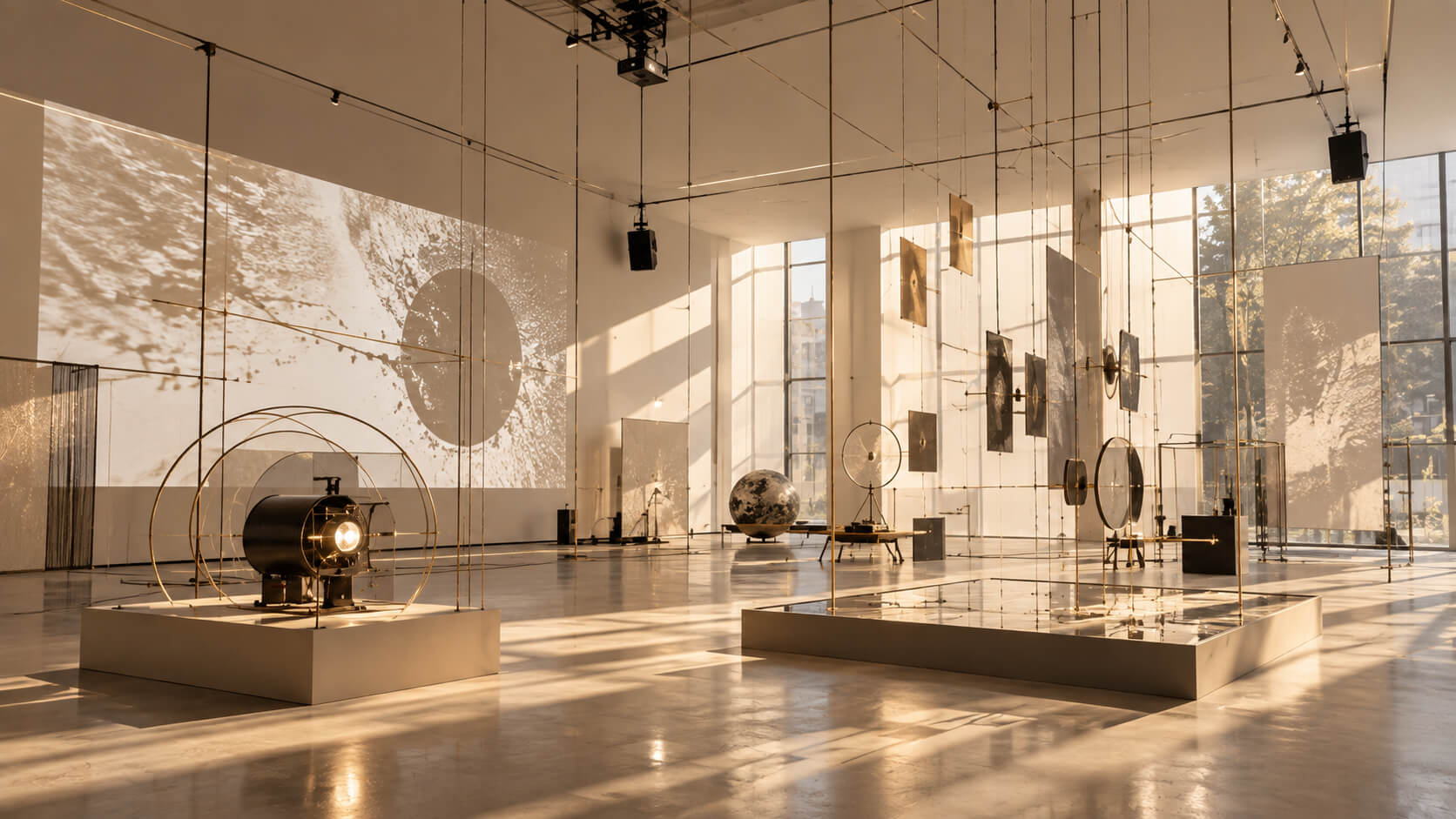 Yuko Mohri, Entanglements, Pirelli HangarBicocca, Milano, 2025. Fotoğraf: Agostino Osio